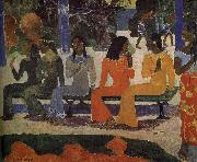 Paul Gauguin Market oil painting artist